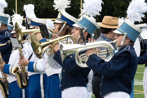 South River High School Marching Band Performing
